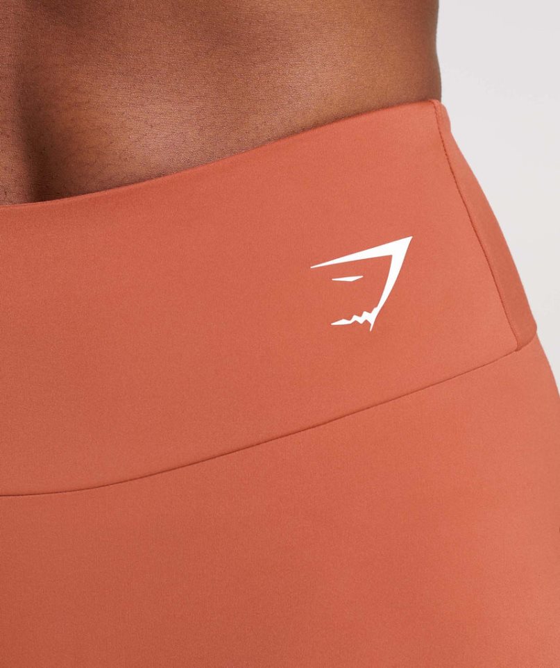 Women's Gymshark Training Leggings Orange | NZ 8RCVES